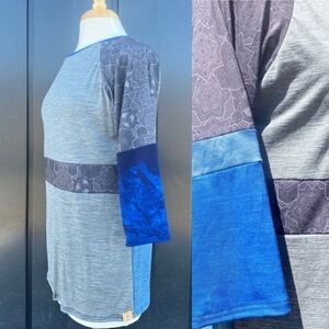 One Of A Kind Merino Wool Active Jersey / 3/4 Sleeve / women’s Large